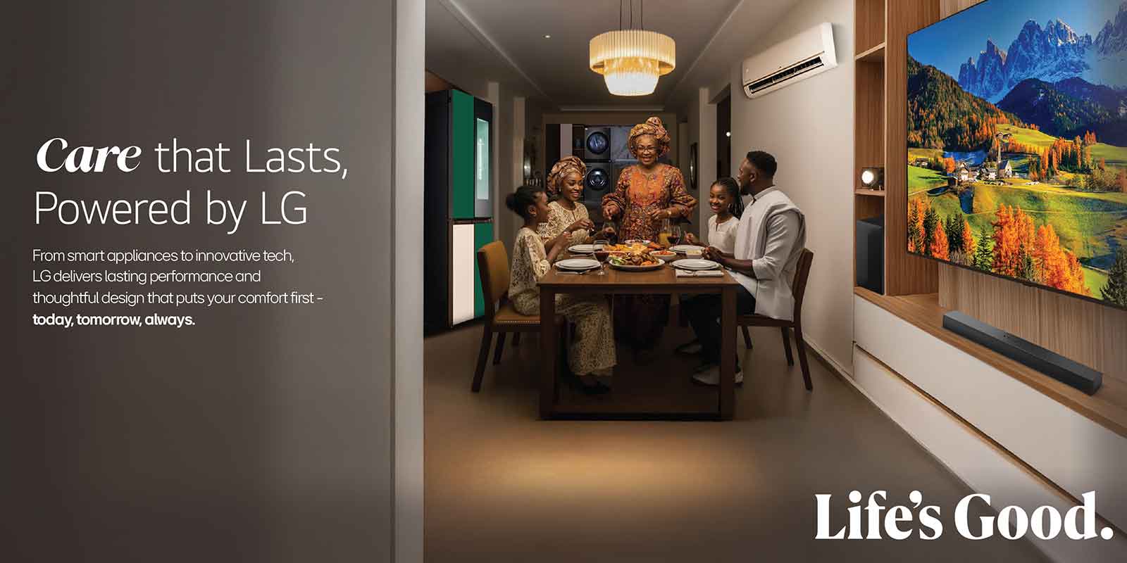 care that lasts, powered by LG