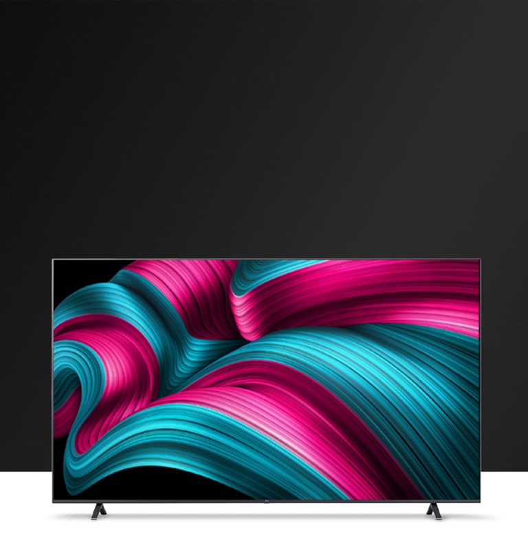 LG TV koos OLED täitepildiga on paigutatud