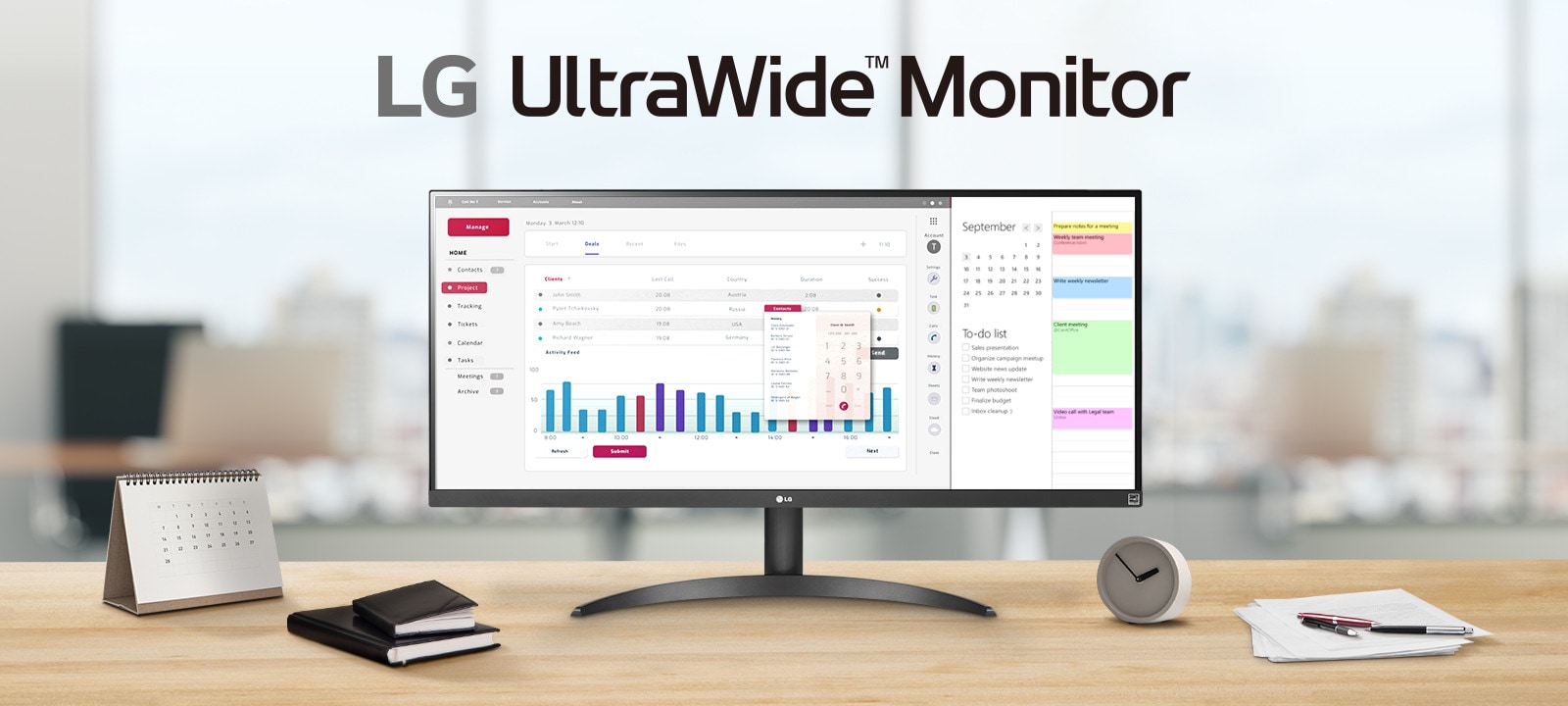 Монитор LG UltraWide™ Monitor.	