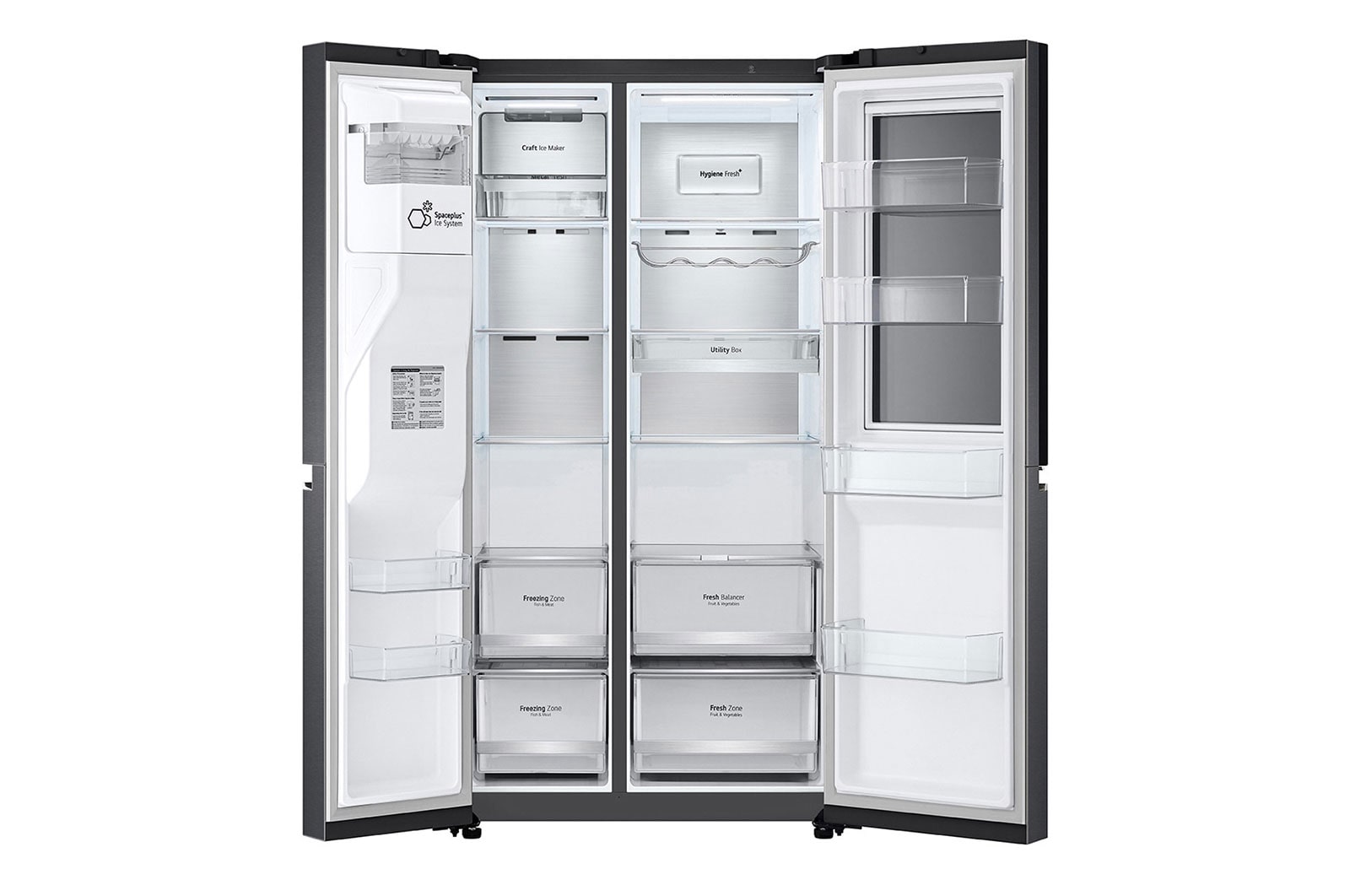 LG ตู้เย็น Instaview Door-in-Door รุ่น GC-X257CQES ขนาด 22.4 คิว ระบบ Inverter Linear Compressor พร้อม Smart WI-FI control ควบคุมสั่งงานผ่านสมาร์ทโฟน, GC-X257CQES